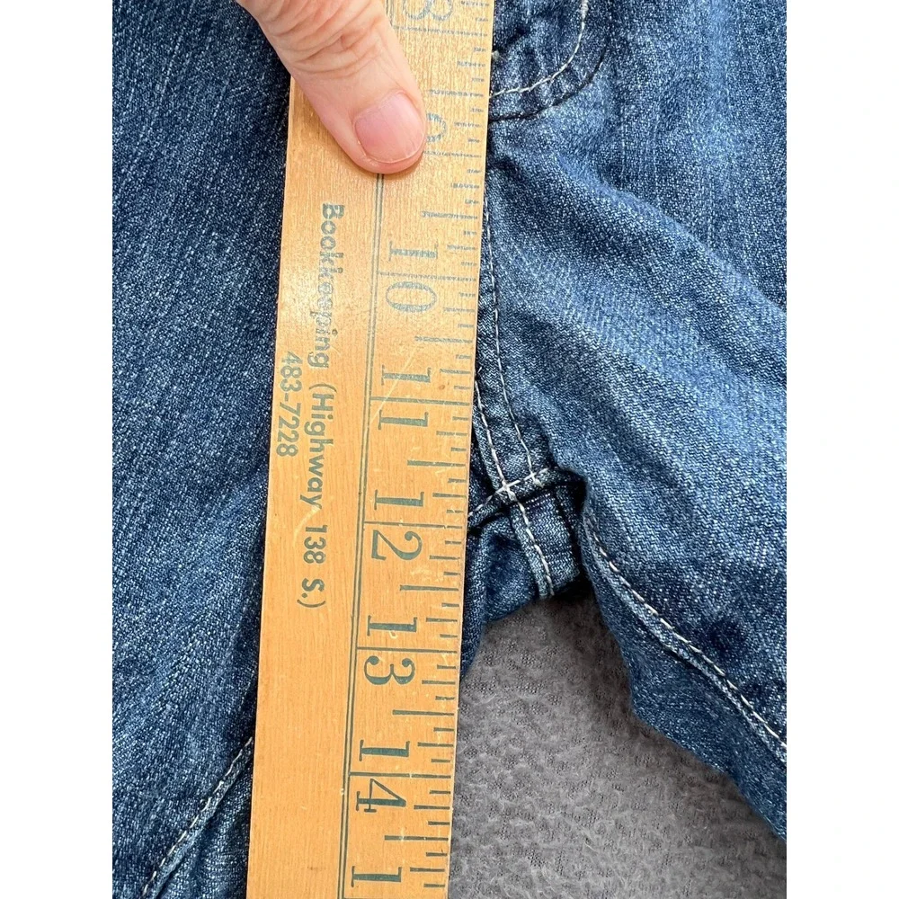 Cassini Jeans Mens 38x32 Blue Medium Wash Straight Leg Denim Pants